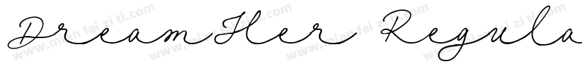 DreamHer Regular字体转换